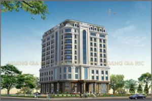 Cho thuê toà nhà hỗn hợp khách sạn, văn phòng, căn hộ 1200m2 x 12 tầng tại Mê Linh