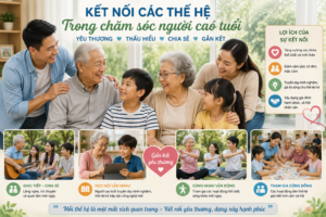 Kết nối các thế hệ trong chăm sóc người cao tuổi