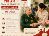 Tri ân không chỉ bằng lời nói – Chăm sóc tuổi già là cách thiết thực để tiếp nối đạo lý 27/7