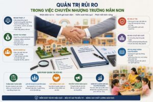 Quản trị rủi ro trong hoạt động chuyển nhượng trường mầm non