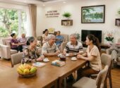 Không gian sinh hoạt chung – Trái tim của một viện dưỡng lão hiện đại
