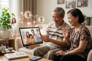 Công nghệ giúp người cao tuổi kết nối với gia đình dù ở xa