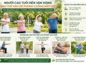 Người cao tuổi nên vận động như thế nào để phòng chống mất cơ?