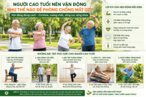 Người cao tuổi nên vận động như thế nào để phòng chống mất cơ?