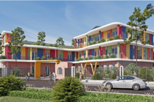 Cho thuê trường mầm non 1700m2 TP Vinh, Nghệ an