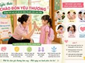 Nghi thức chào đón yêu thương – Giúp trẻ vui vẻ và an tâm trước khi vào lớp