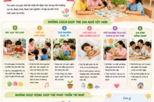 Làm thế nào để trẻ mầm non ghi nhớ tốt hơn?