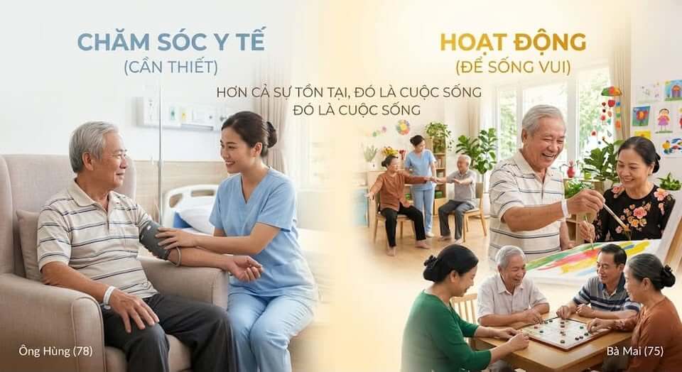 Vì sao viện dưỡng lão cần nhiều hoạt động hơn là chỉ chăm sóc y tế?