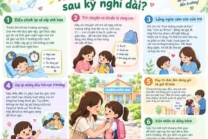 Cha mẹ nên làm gì để trẻ không sợ đi học sau kỳ nghỉ dài?