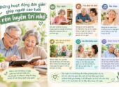 NHỮNG HOẠT ĐỘNG ĐƠN GIẢN GIÚP NGƯỜI CAO TUỔI RÈN LUYỆN TRÍ NHỚ