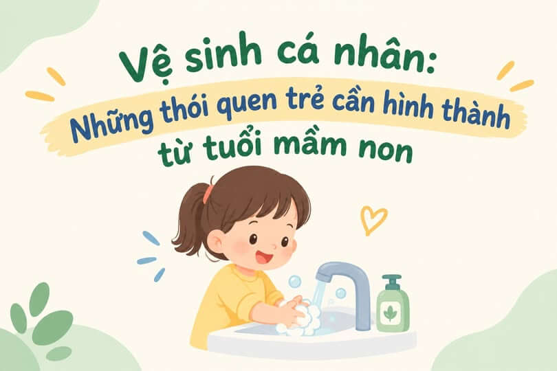 Vệ sinh cá nhân: Những thói quen trẻ cần hình thành từ tuổi mầm non