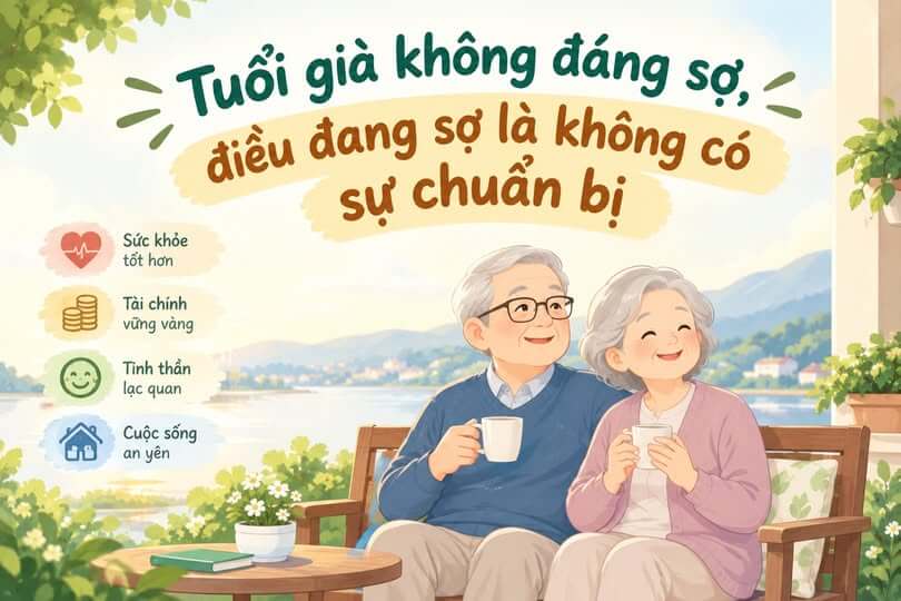 Tuổi già không đáng sợ, điều đáng sợ là không có sự chuẩn bị