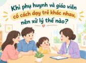 Khi phụ huynh và giáo viên có cách dạy trẻ khác nhau, nên xử lý thế nào?