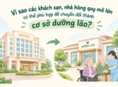 Vì sao các khách sạn, nhà hàng quy mô lớn có thể phù hợp để chuyển đổi thành cơ sở dưỡng lão?