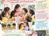 Ngày 20/10 ở trường mầm non – Dạy trẻ biết yêu thương và trân trọng những người phụ nữ quanh mình